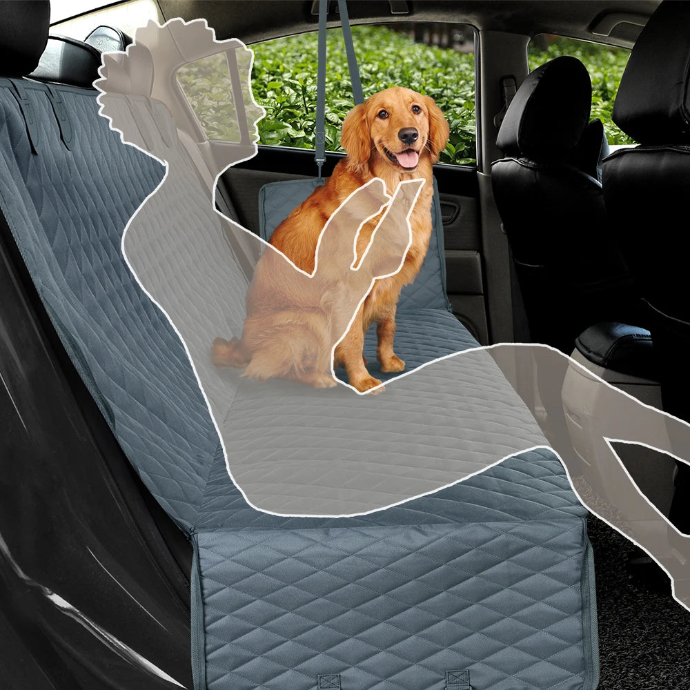 Waterproof Dog Car Seat Cover: Rear Hammock Protector Mat
