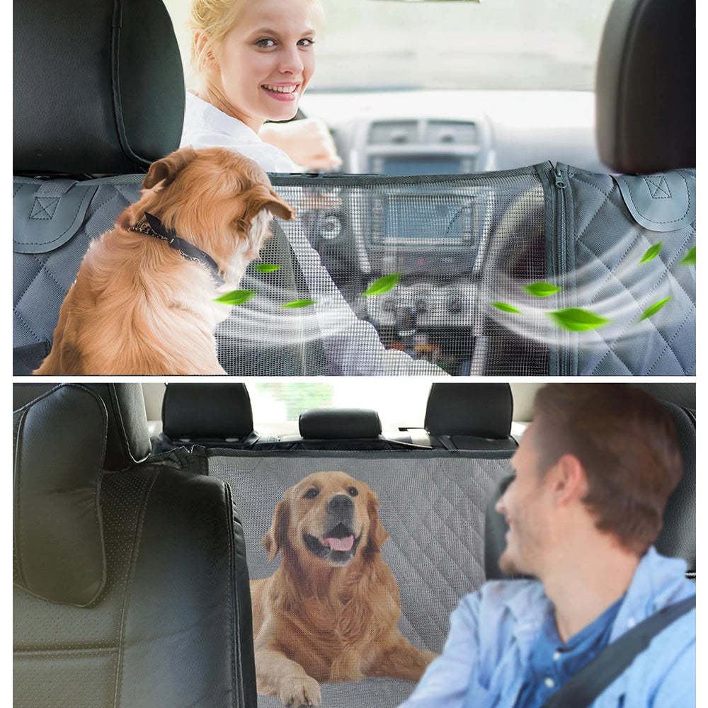Waterproof Dog Car Seat Cover: Rear Hammock Protector Mat