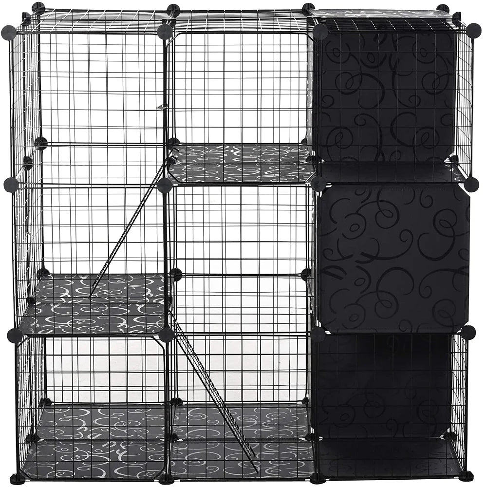 Multi-functional Pet Fence: DIY assembly, crate, playpen, ideal for various pets.