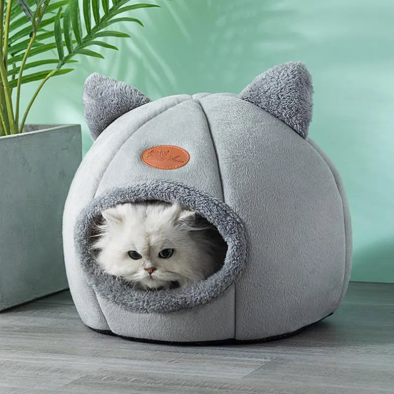Deep Sleep Winter Cat Bed: Cozy Nest, Indoor Comfort, Cama Gato