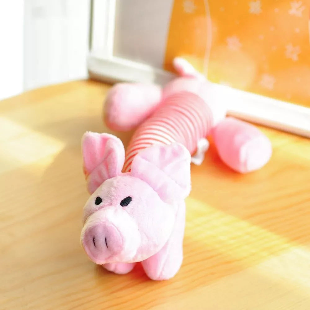 Squeaky Plush Dog Toy: Durable, Funny Chew Toy for Pets