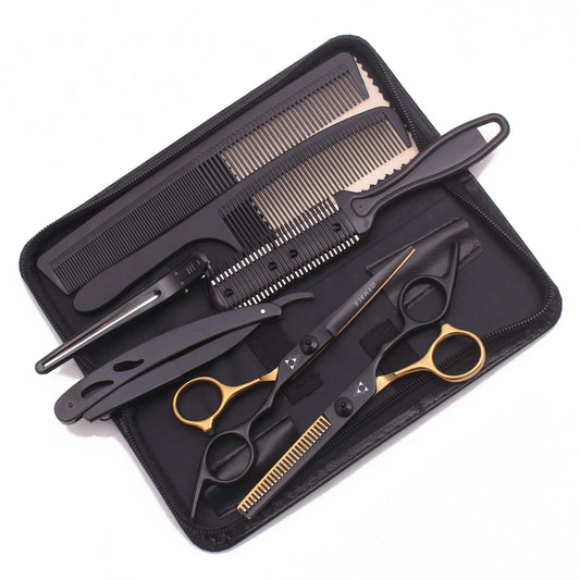 Hairdressing Scissors Set: Professional Grooming for You and Your Pet!