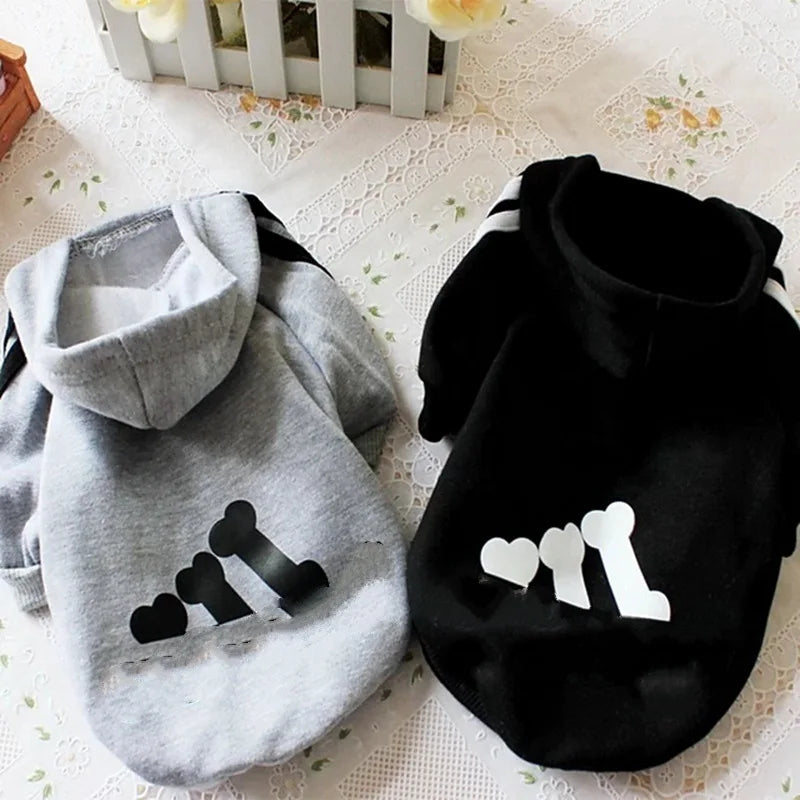 Pet Hoodies: Stylish wear for small to large pets.