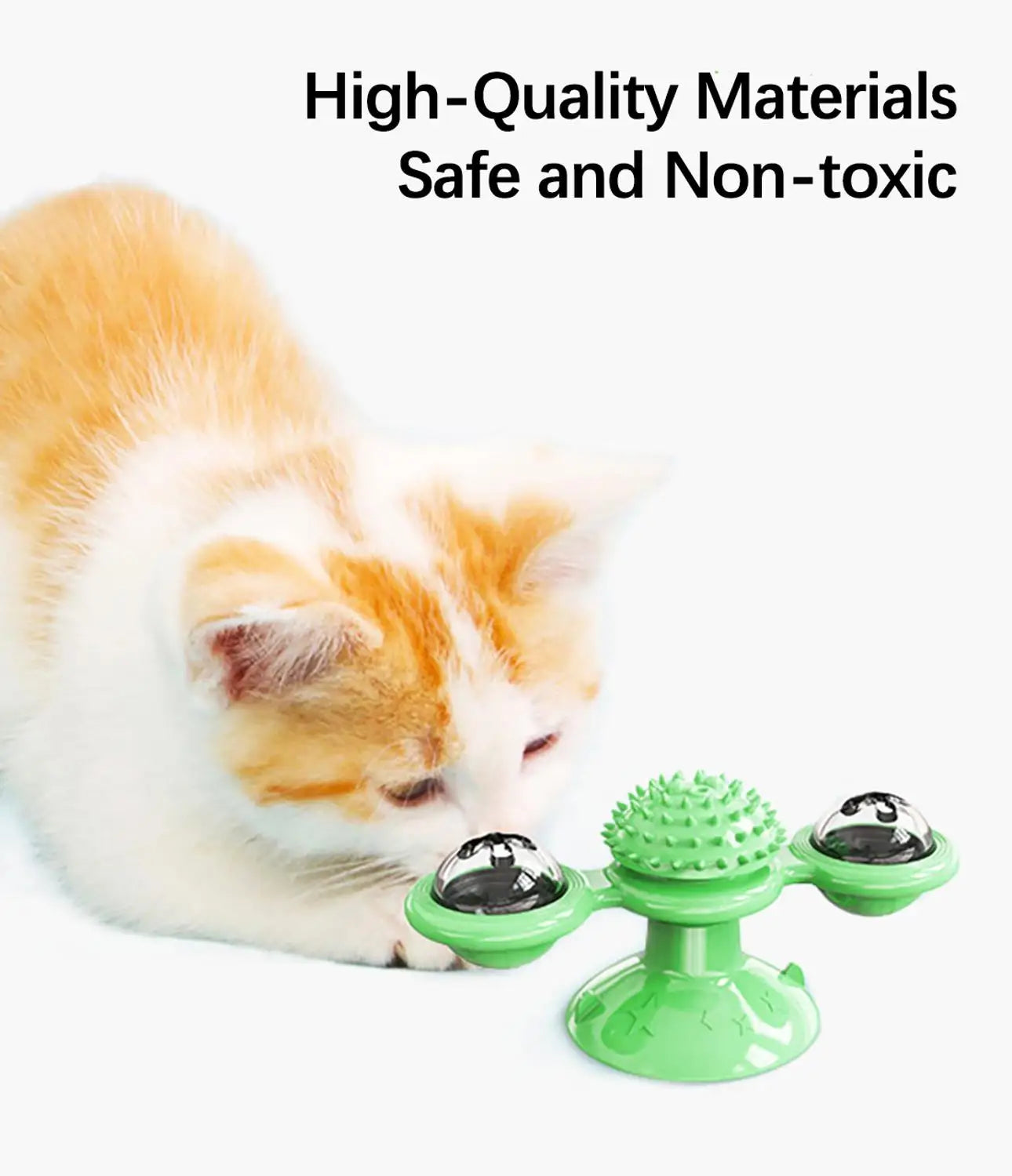 Rotating Windmill Cat Toy: Entertain Your Cat for Hours!