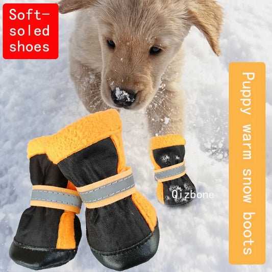 Pet Shoes: Reflective, Non-Slip, Winter Boots for Small Dogs