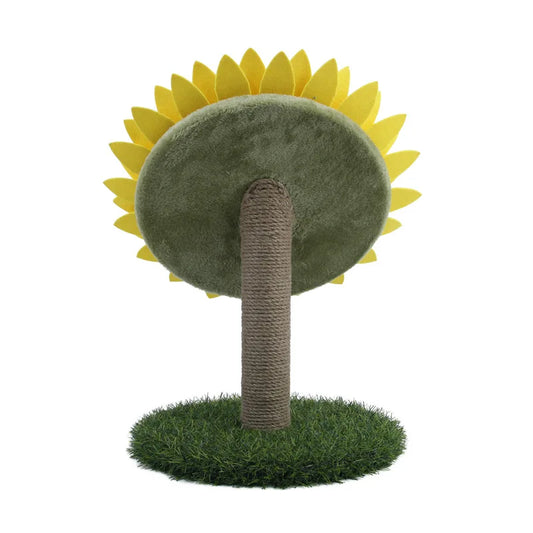 Cute Sunflower Cat Scratcher: Claw Grinding Toy for Cats.
