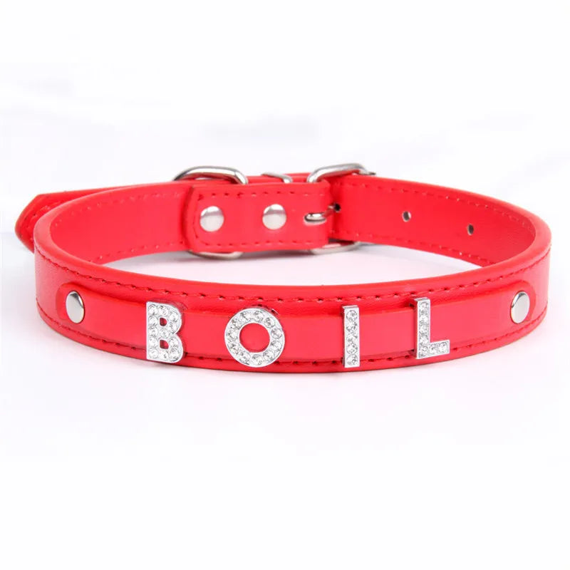 PU Leather Pet Collars