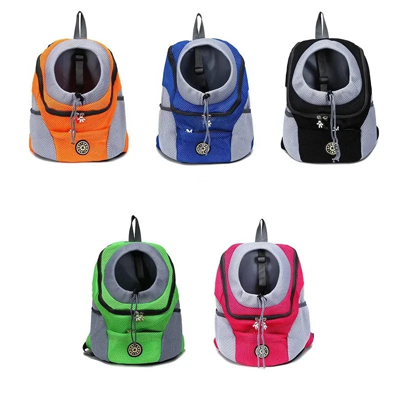 S Pet Dog Carrier: Portable backpack for outdoor adventures.