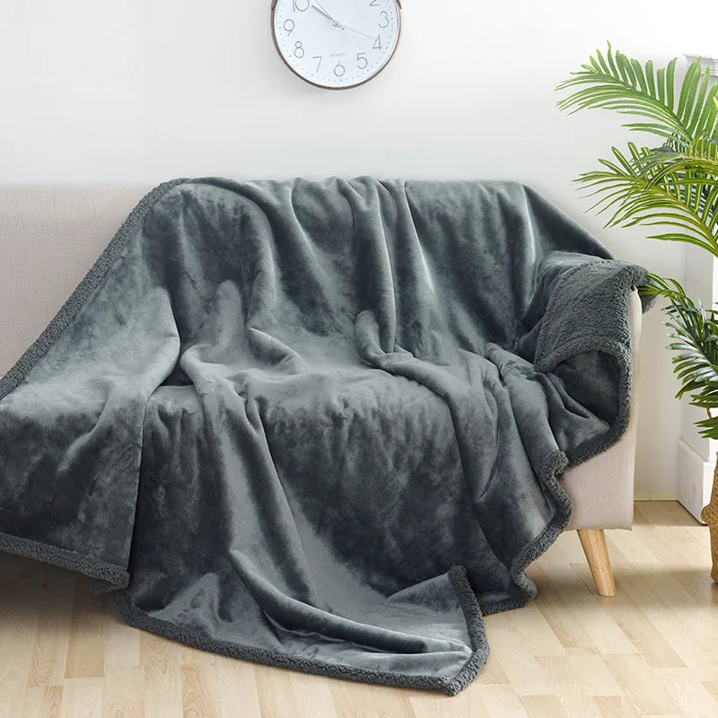 Waterproof Pet Blanket: Pee-proof cover for sofa and bed.