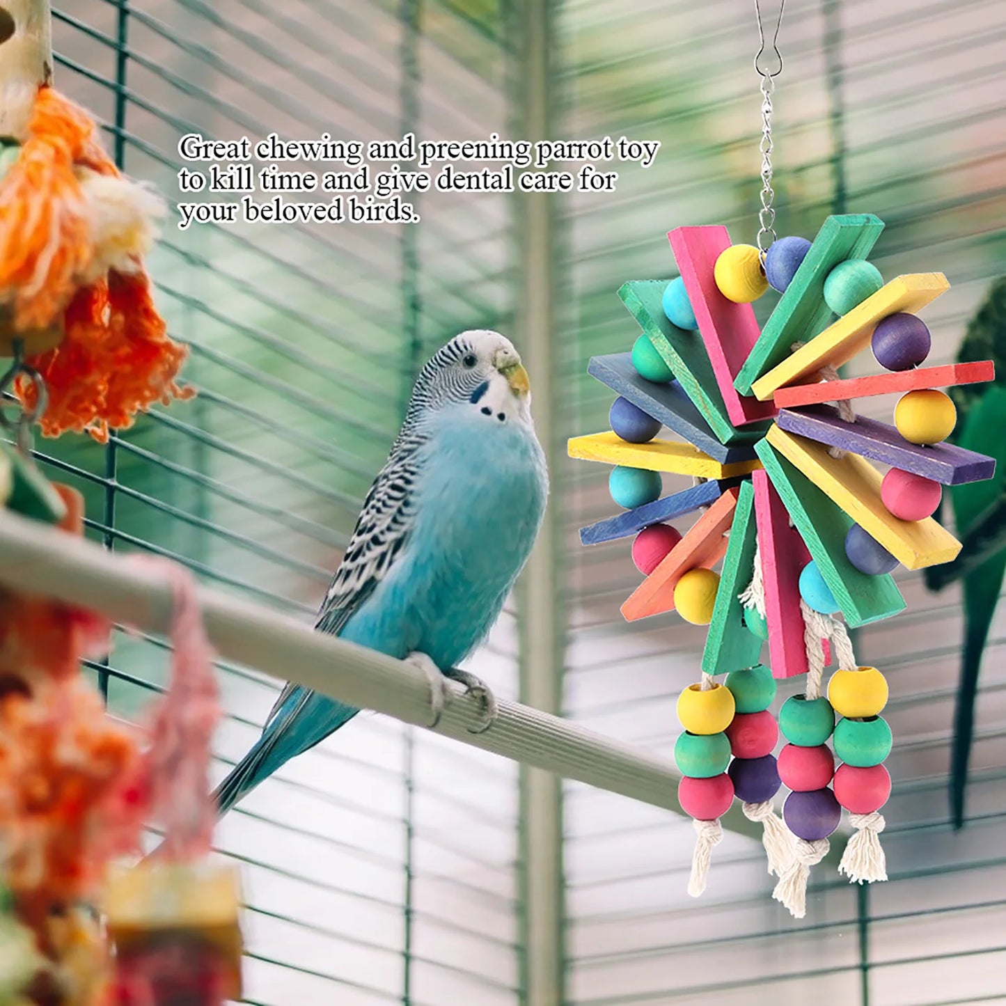 Parrot Cage Bite Toy: Chew Toy for Various Birds