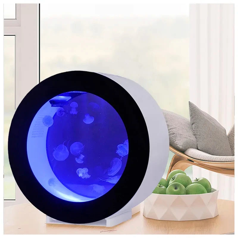 Mini Desktop Jellyfish Tank: Acrylic, Fish Aquarium