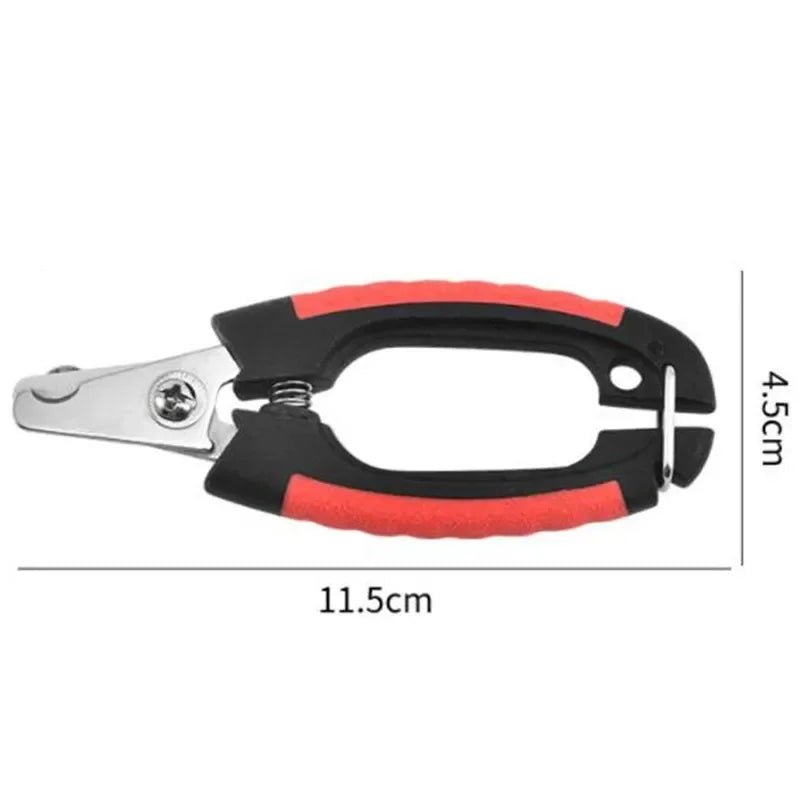 Stainless Steel Dog Nail Clippers: Professional Grooming Tool for Pets.