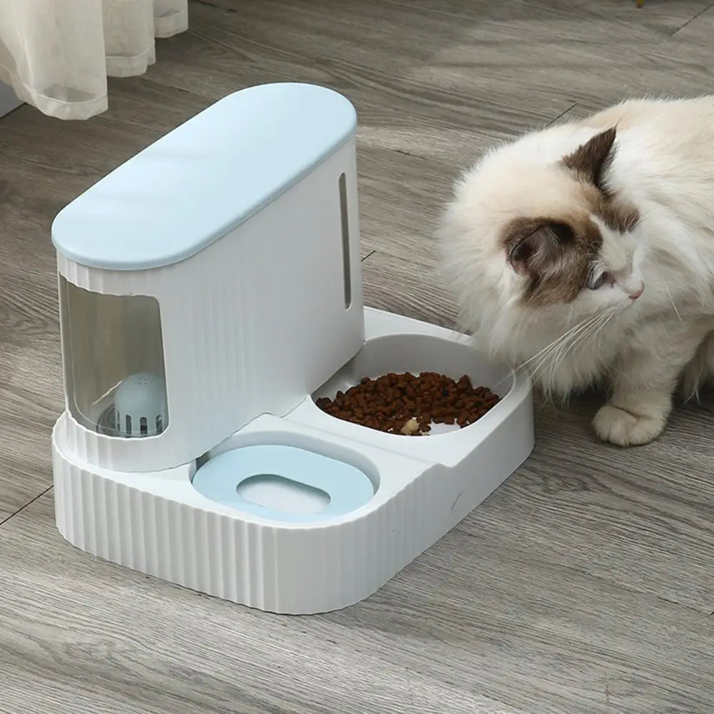Pet Automatic Food Water Feeding Bowl: Easy to clean
