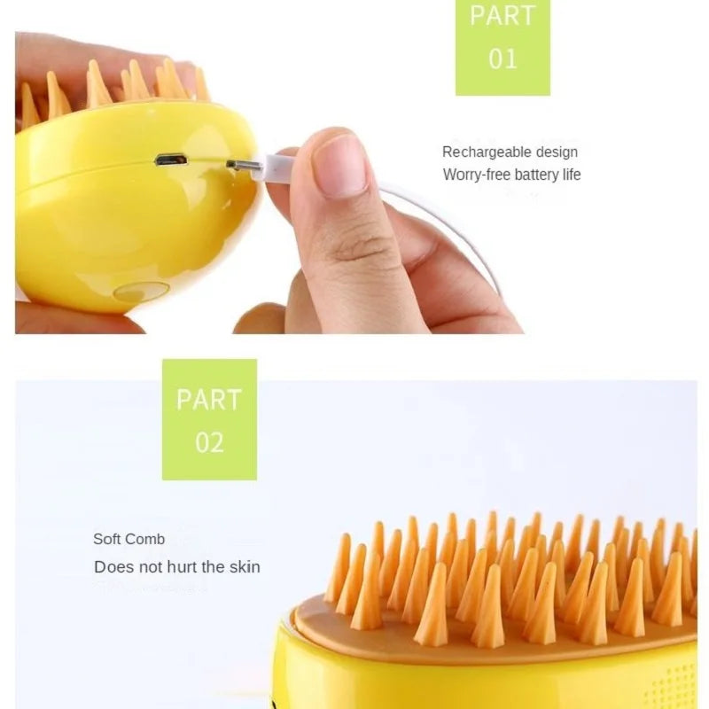 Electric Spray Grooming Comb: Easy Bathing for Your Pet!