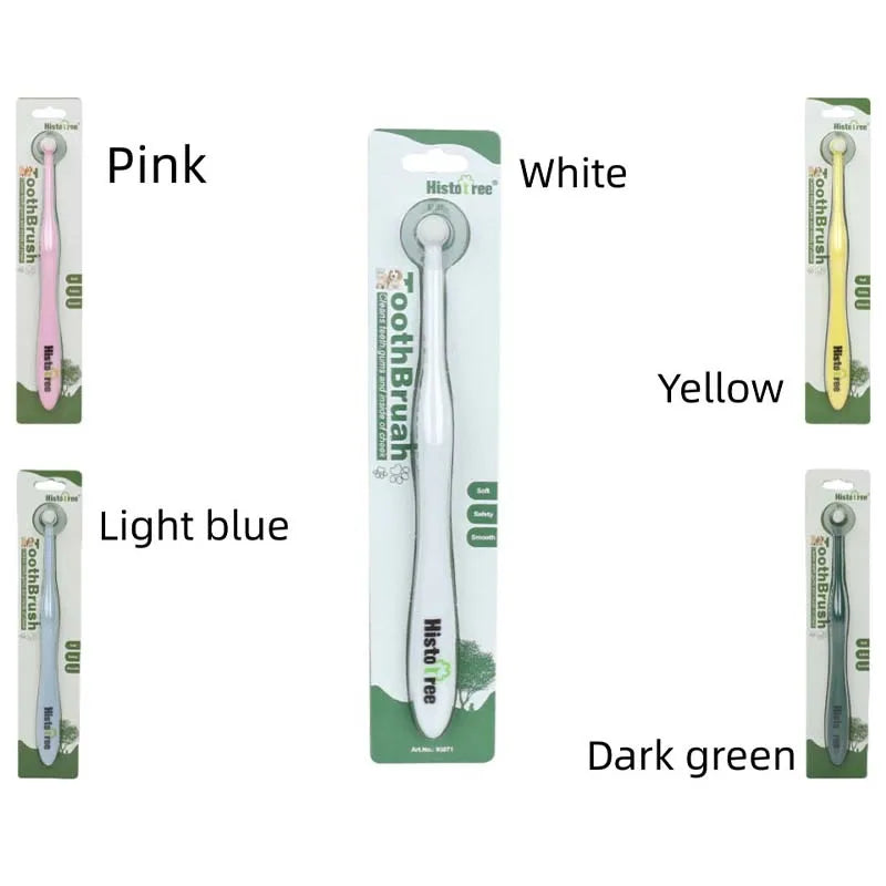 Pet Toothbrush: Removes Bad Breath, Cleans Teeth Gently.