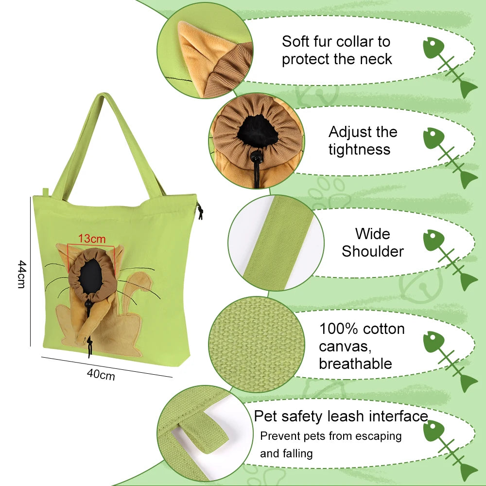 Soft pet carriers bag: Portable, outgoing travel solution for small pets.