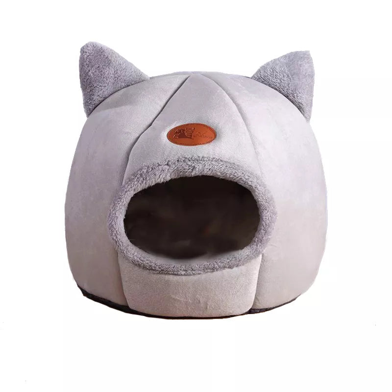 Deep Sleep Winter Cat Bed: Cozy Nest, Indoor Comfort, Cama Gato