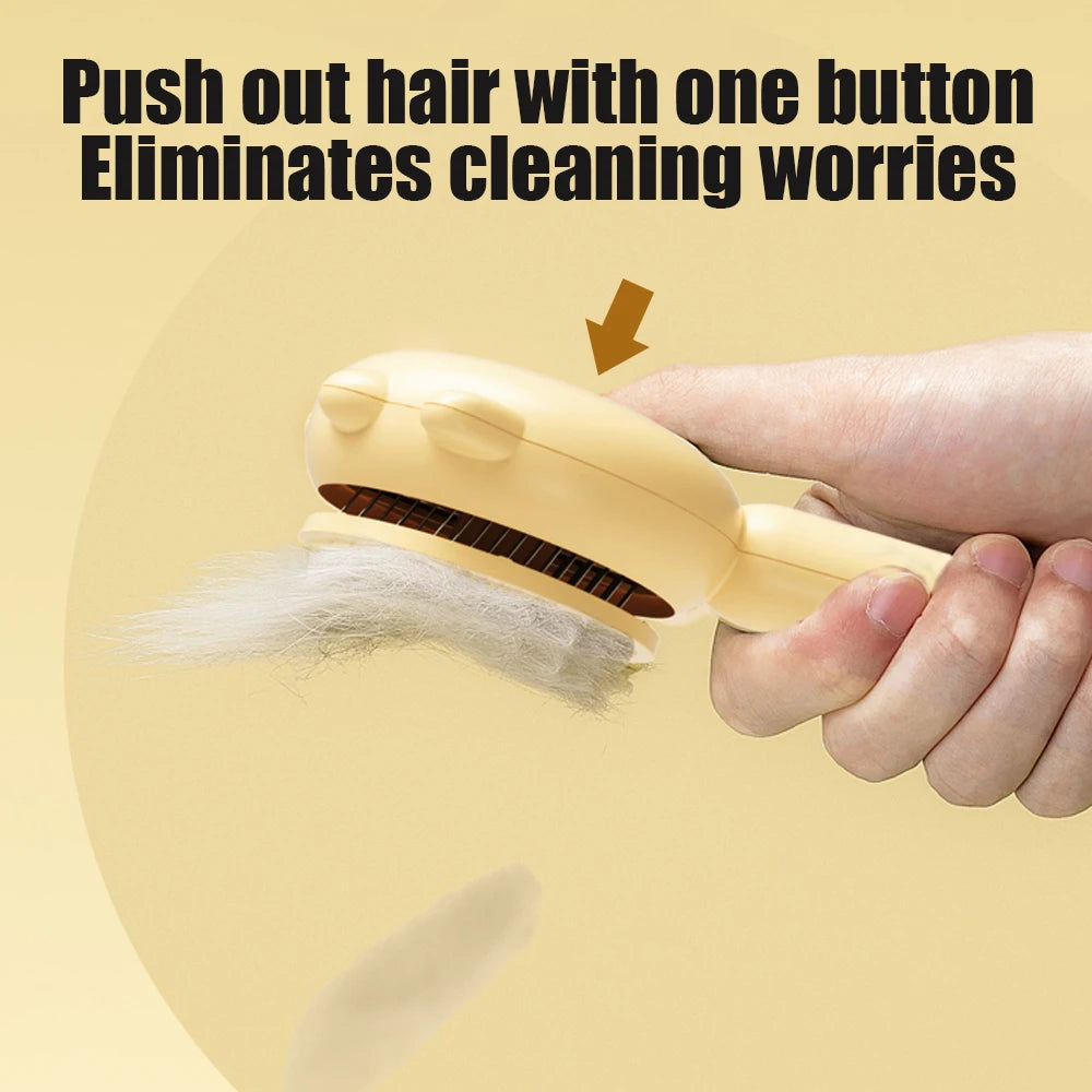 Needle Brush Massage Comb: Hair Remover, Nail Clippers Included