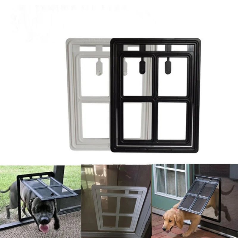 Lockable Pet Door: Secure Access, Mosquito-Proof, Easy Installation
