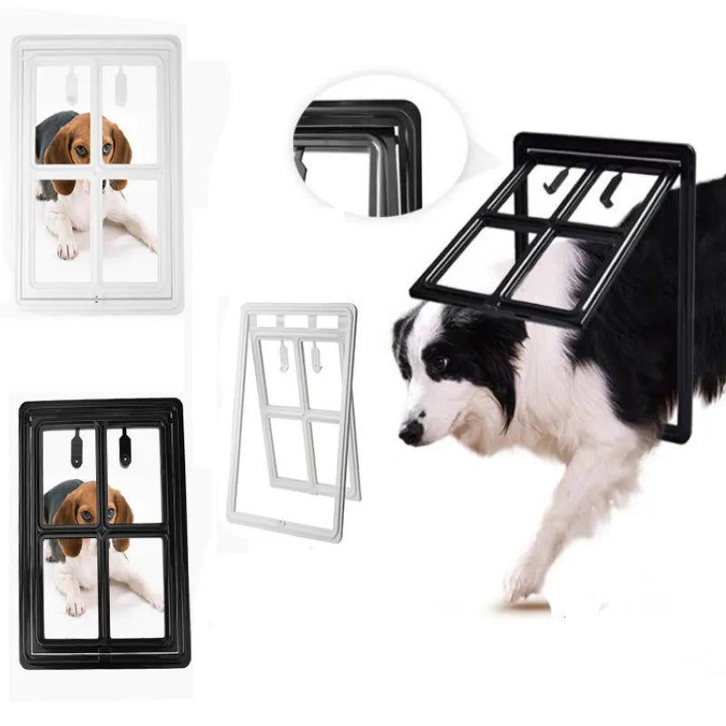 Lockable Pet Door: Secure Access, Mosquito-Proof, Easy Installation