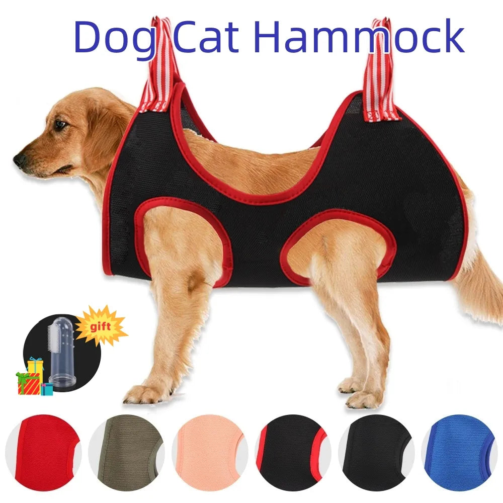 Grooming Hammock: Anti-scratch, nail cutting, for cat beauty, restraint.