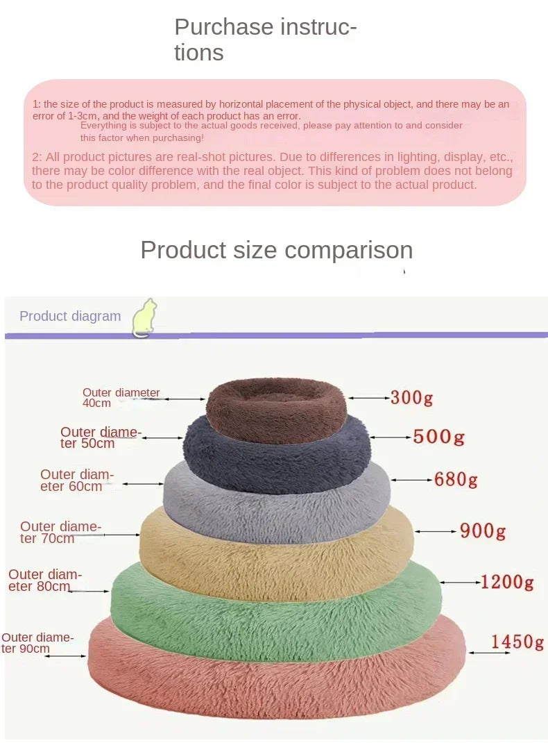Luxury Dog Bed: Plush Comfort, Stylish Design, Washable