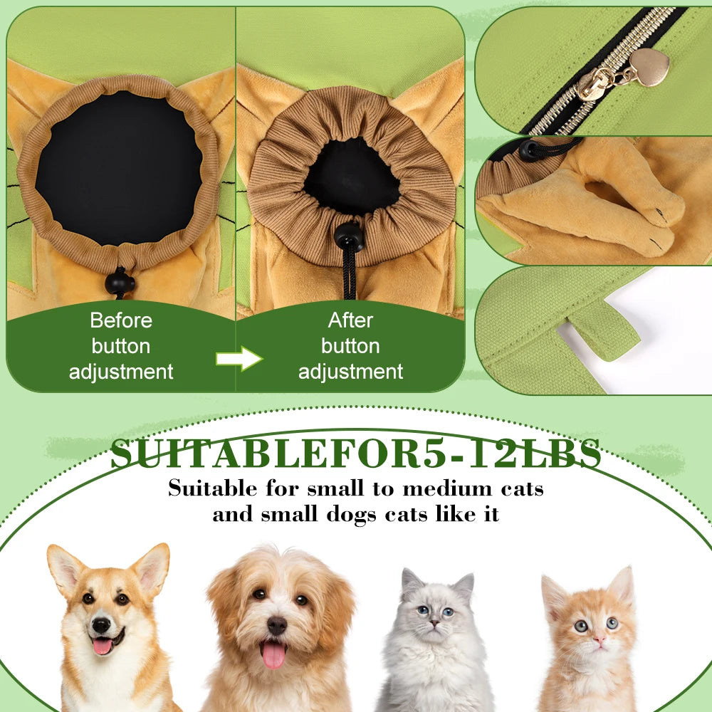 Soft pet carriers bag: Portable, outgoing travel solution for small pets.