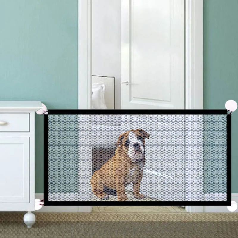 Clear Dog Fence: Protective, Balcony Safety Door, Hanging Net
