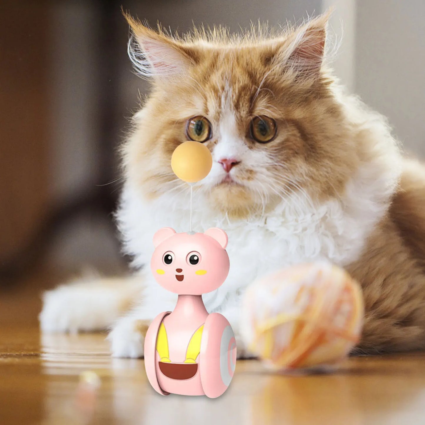 Colorful Cat Teasing Toys: Feathers, Tumbler, Catching Ball Fun