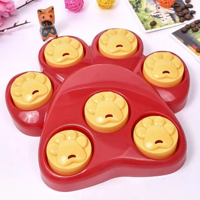 Pet puzzle feeder: Engaging toys for cats and dogs.