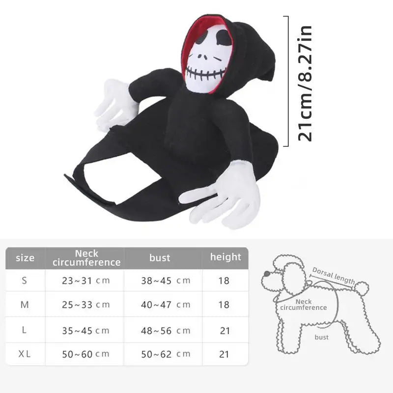 Funny Pet Halloween Costume: Cosplay Dress Up, Spider Pumpkin Vest