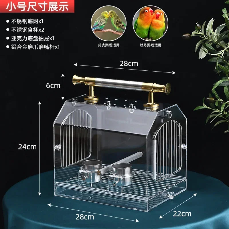 Small-Medium Parrot Cage | Pet Gear | Pet Toys | Pet Food | Pet ...