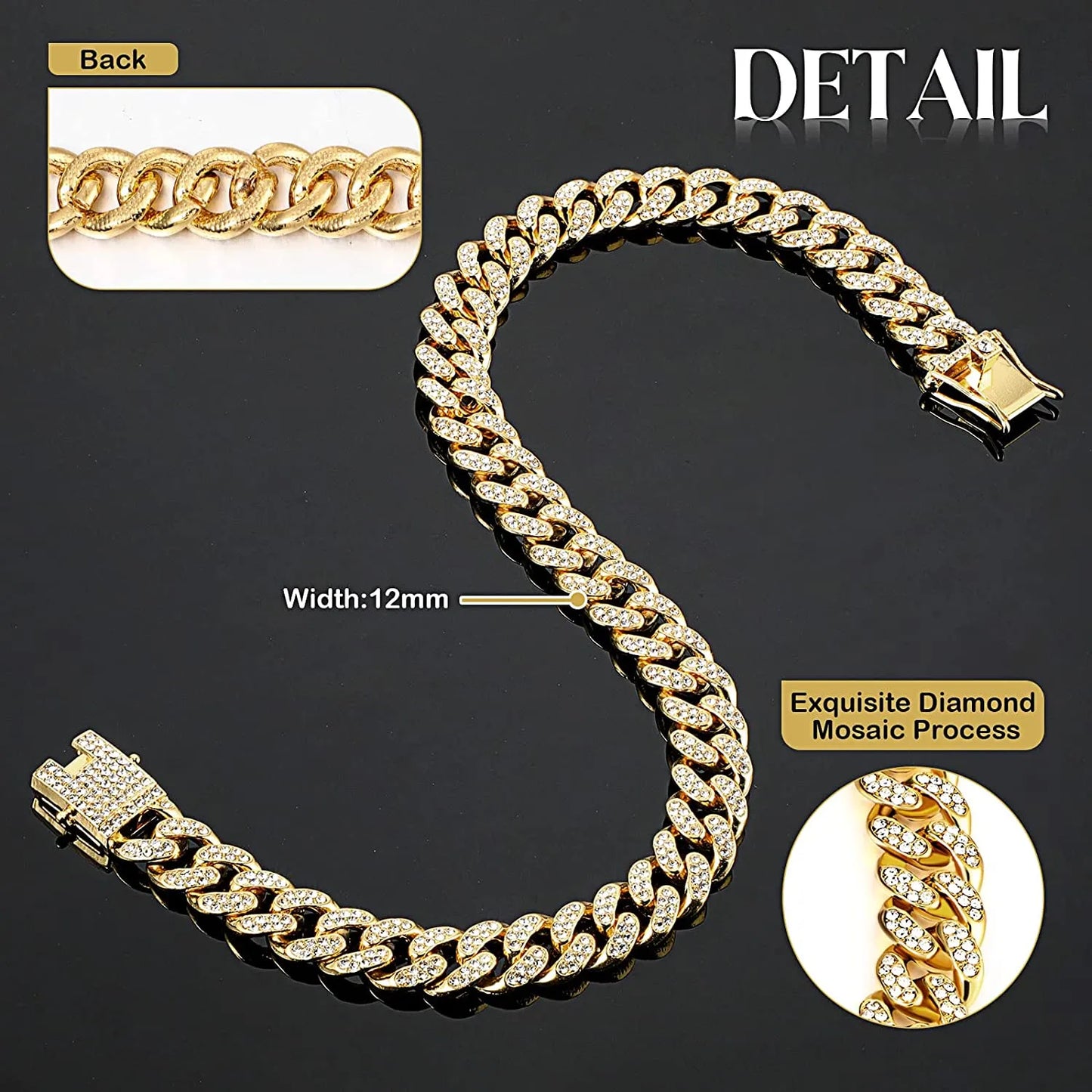 Gold Chain Dog Collar: Stylish Necklace for Pets