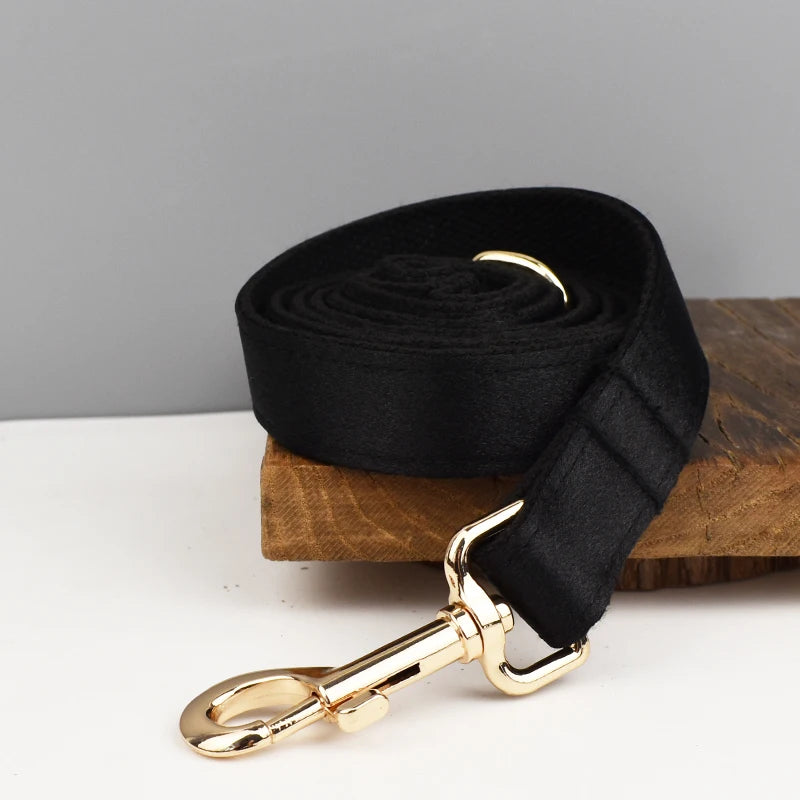 Custom Dog Harness Set: Unique patterned harness set with accessories.