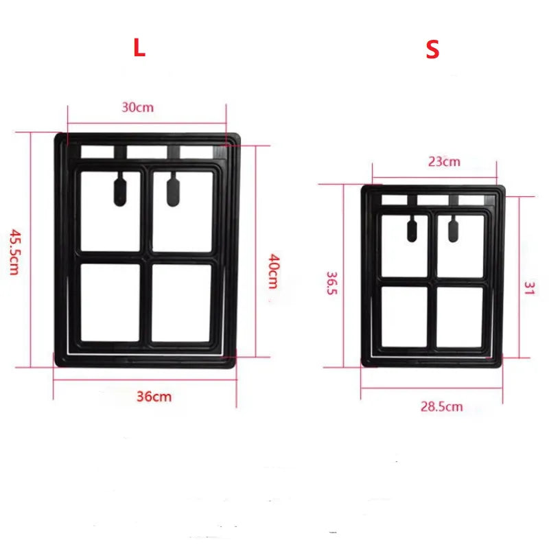 Lockable Pet Door: Secure Access, Mosquito-Proof, Easy Installation
