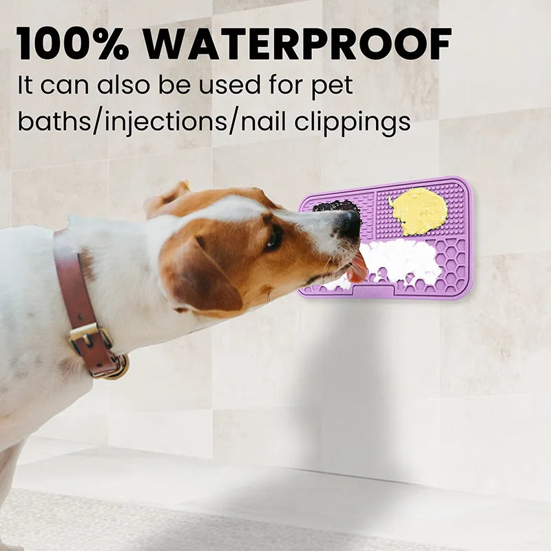 Placemat: Slow Feeding, Silicone, Cats Dogs Feeding Pad, Pet Supplies