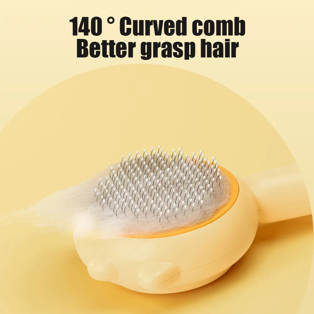 Needle Brush Massage Comb: Hair Remover, Nail Clippers Included