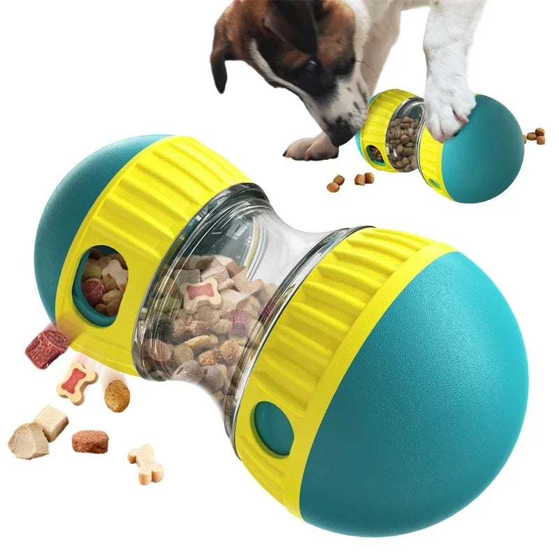 Leaking Dog Toy: Bite-resistant, slow food dispenser.
