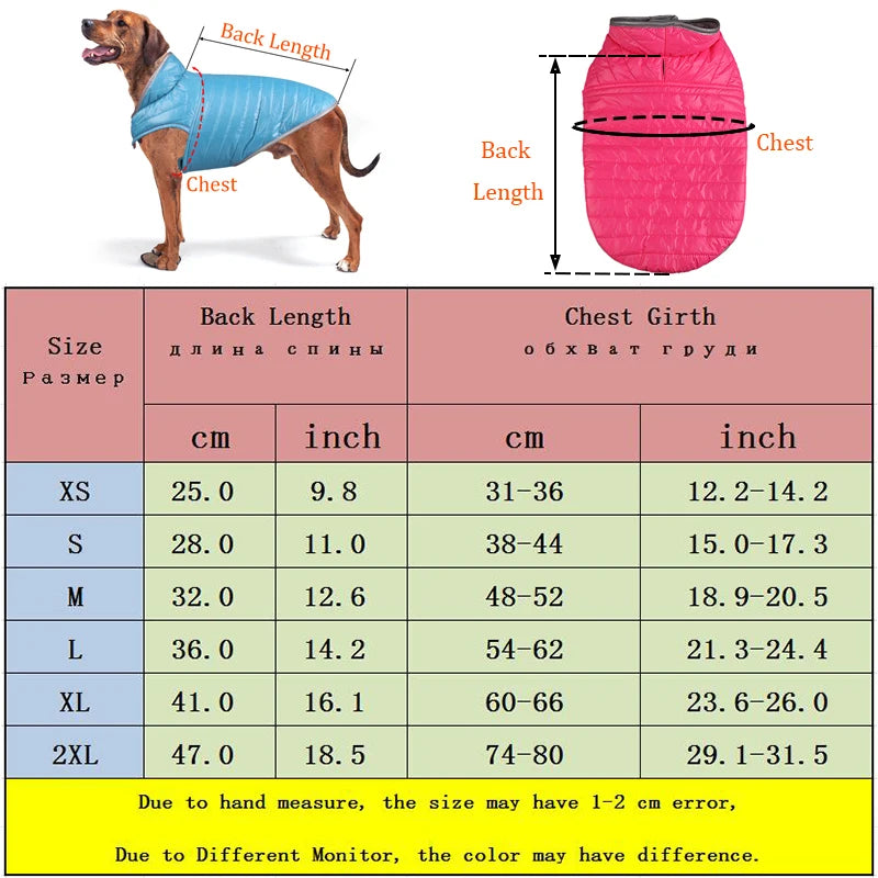 Reflective Winter Pet Clothes: Night Reflective, Keep Warm