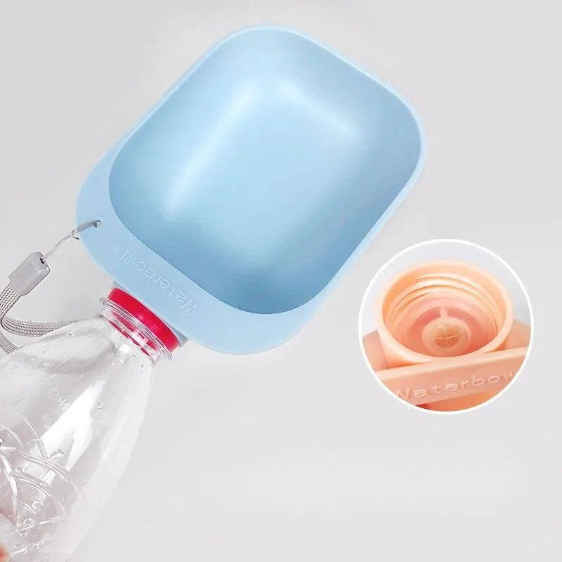 Portable Water Bottle: For outdoor use, convenient pet hydration.