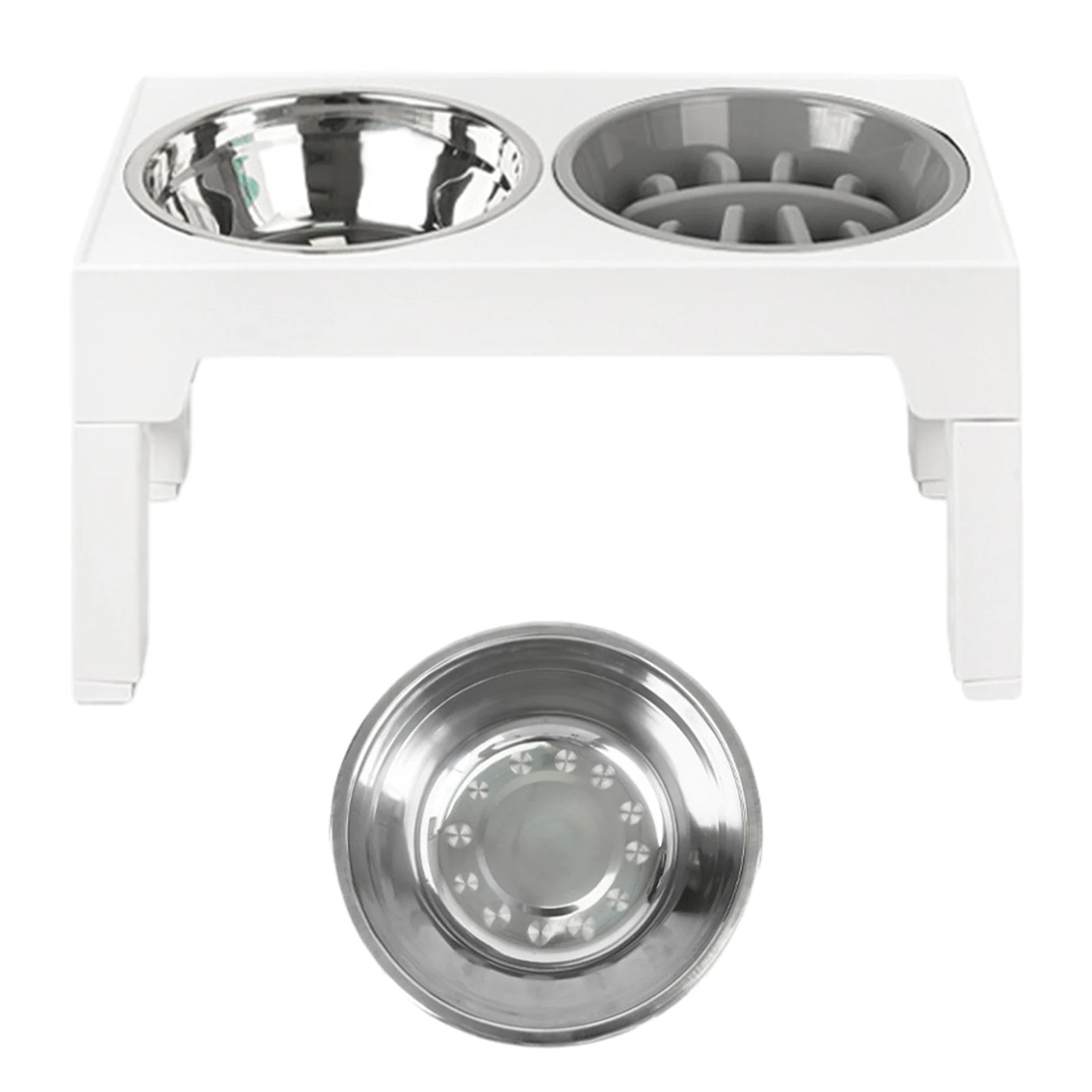 Pet Double-Bowl Feede