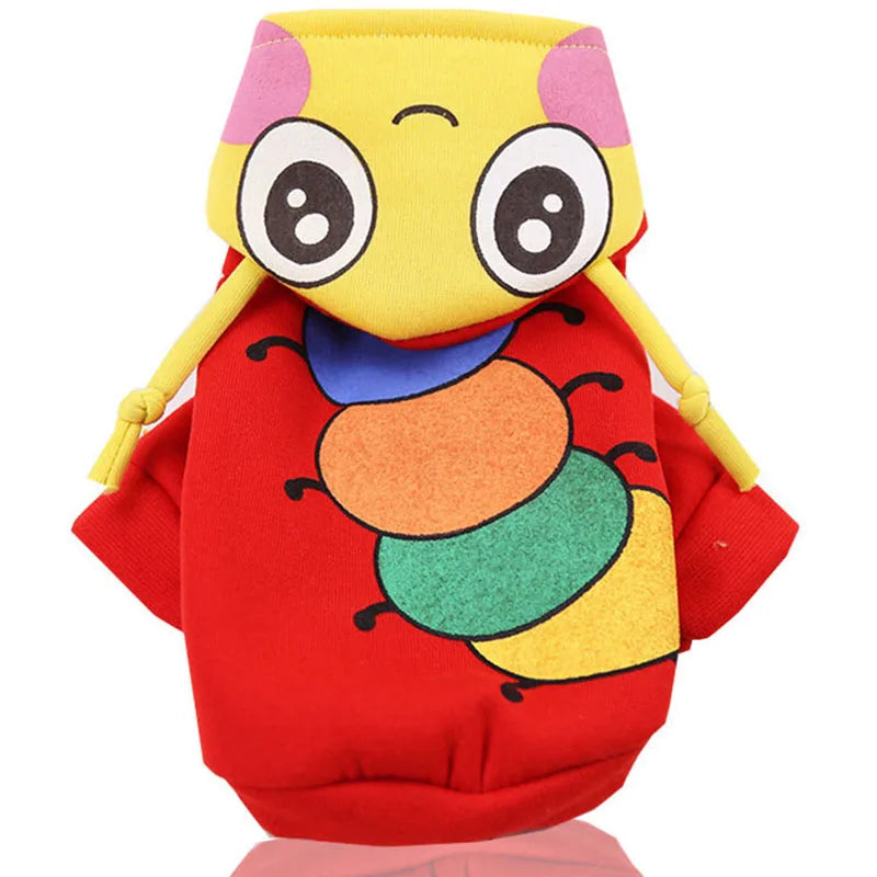 Bow Hoodies: Small dog sweatshirts, cute outfits, with bow.
