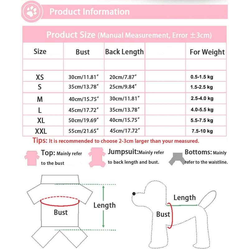 Summer pet clothes: Breathable vests for dogs and cats.