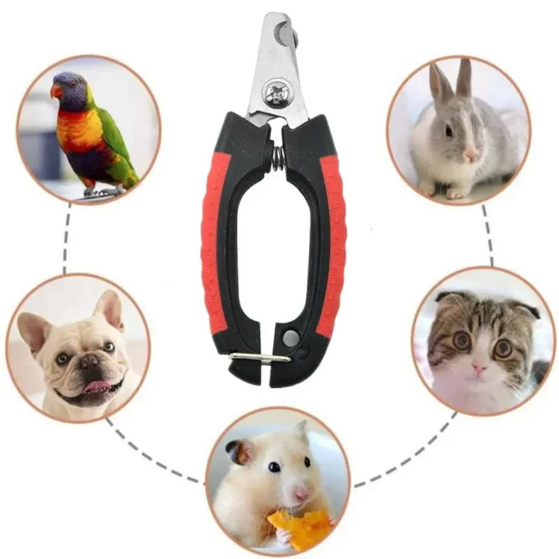 Stainless Steel Dog Nail Clippers: Professional Grooming Tool for Pets.