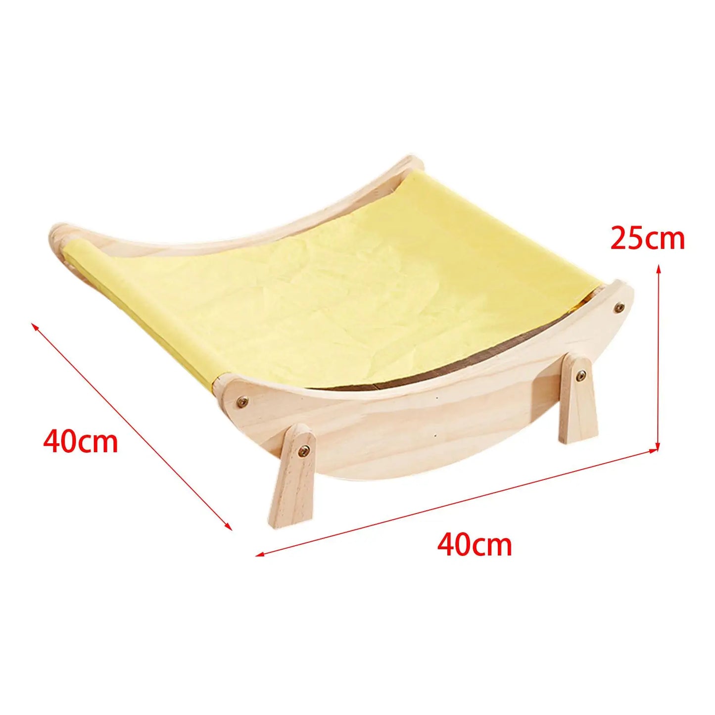 Solid Wood Hammock Bed: Swing for Cats and Dogs