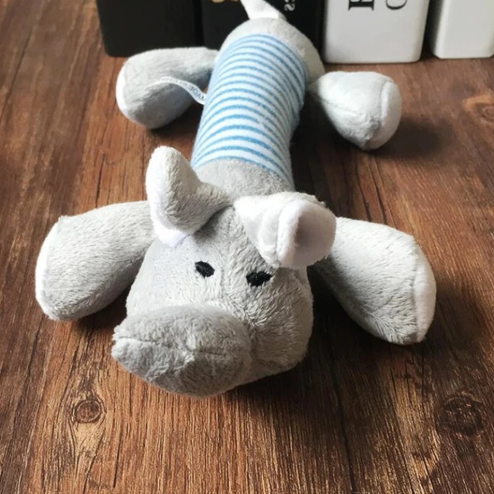 Squeaky Plush Dog Toy: Durable, Funny Chew Toy for Pets