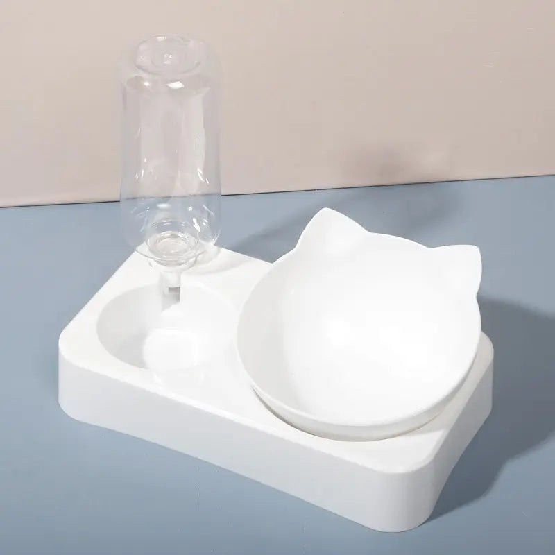 Ergonomic Pet Bowl with Automatic Feeder