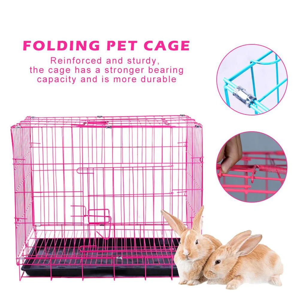 Small Crate with Removable Tray: Portable indoor home for your pets.