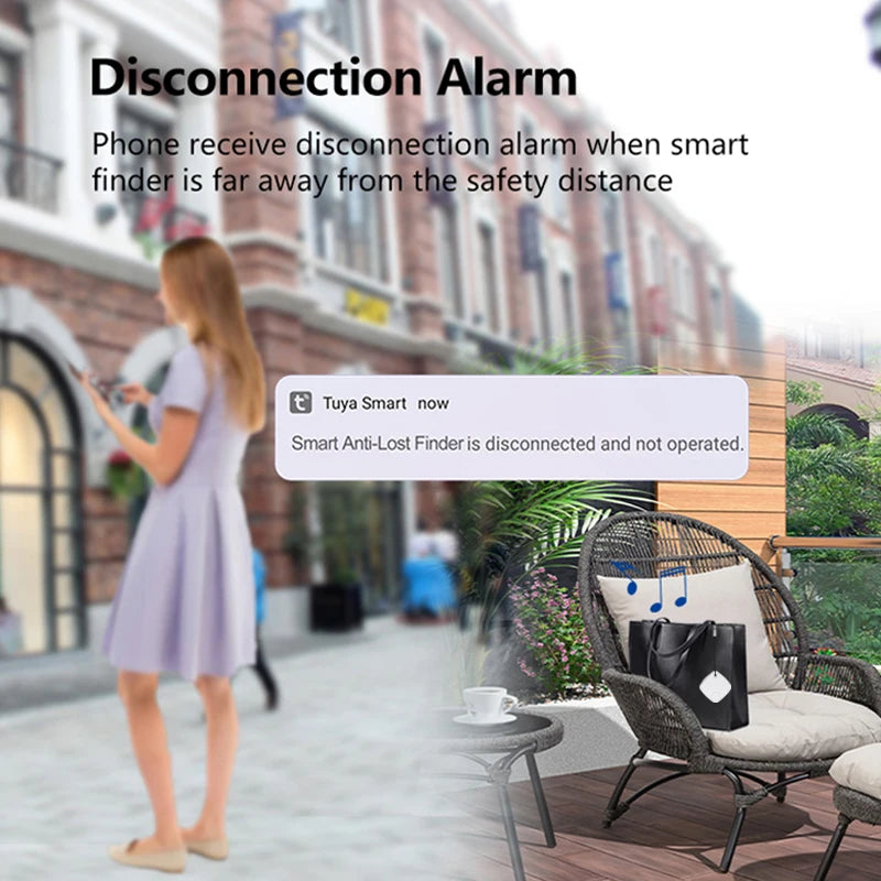 Tuya Smart Tag: Anti-lost alarm for phone, keys, pets.