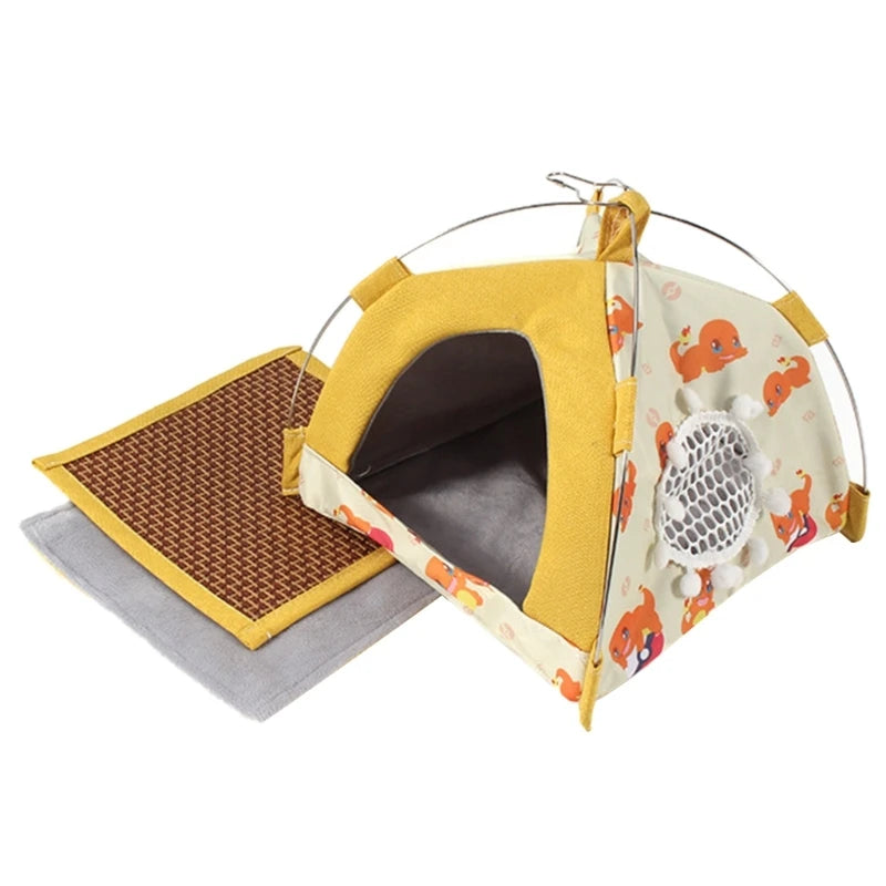 Hanging Canvas Parrot Tent: Universal Bird Hammock, Small Pet Nest